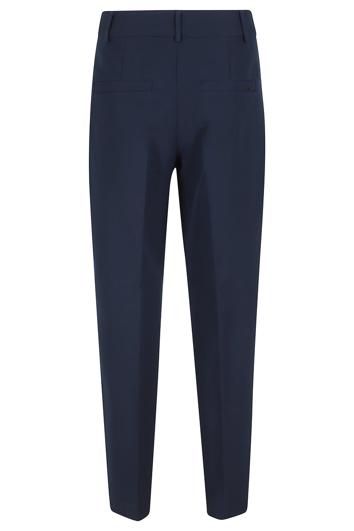 Pantalone Blue Poliestere Elastan Pantaloni