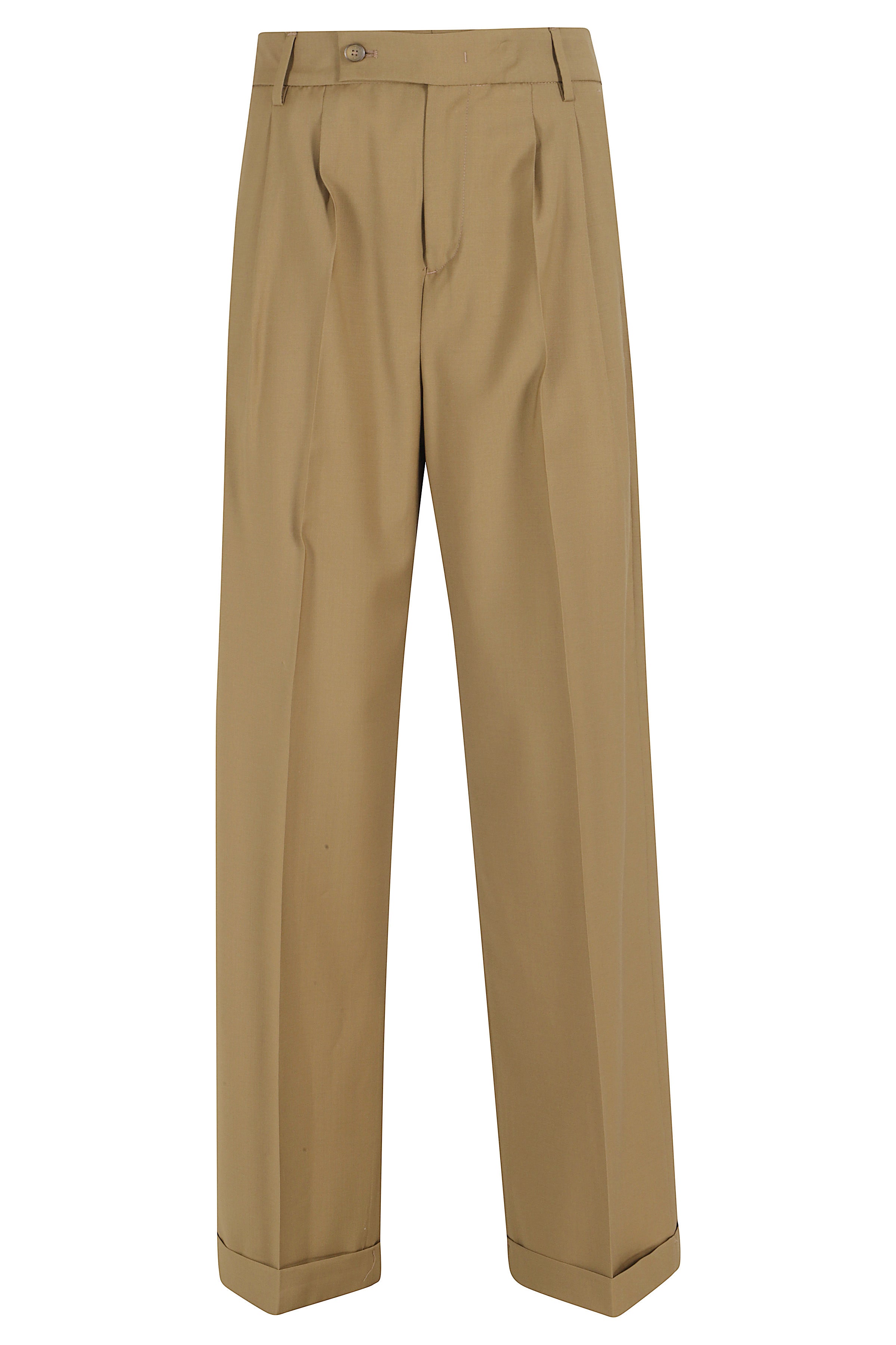 Pantalone Green Lana Vergine Pantaloni