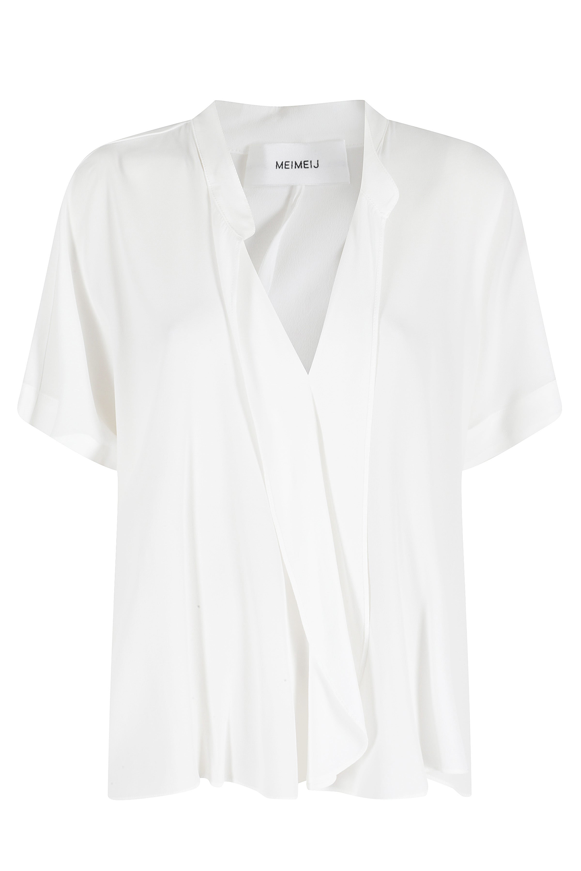 Blusa White Acetato Camicia