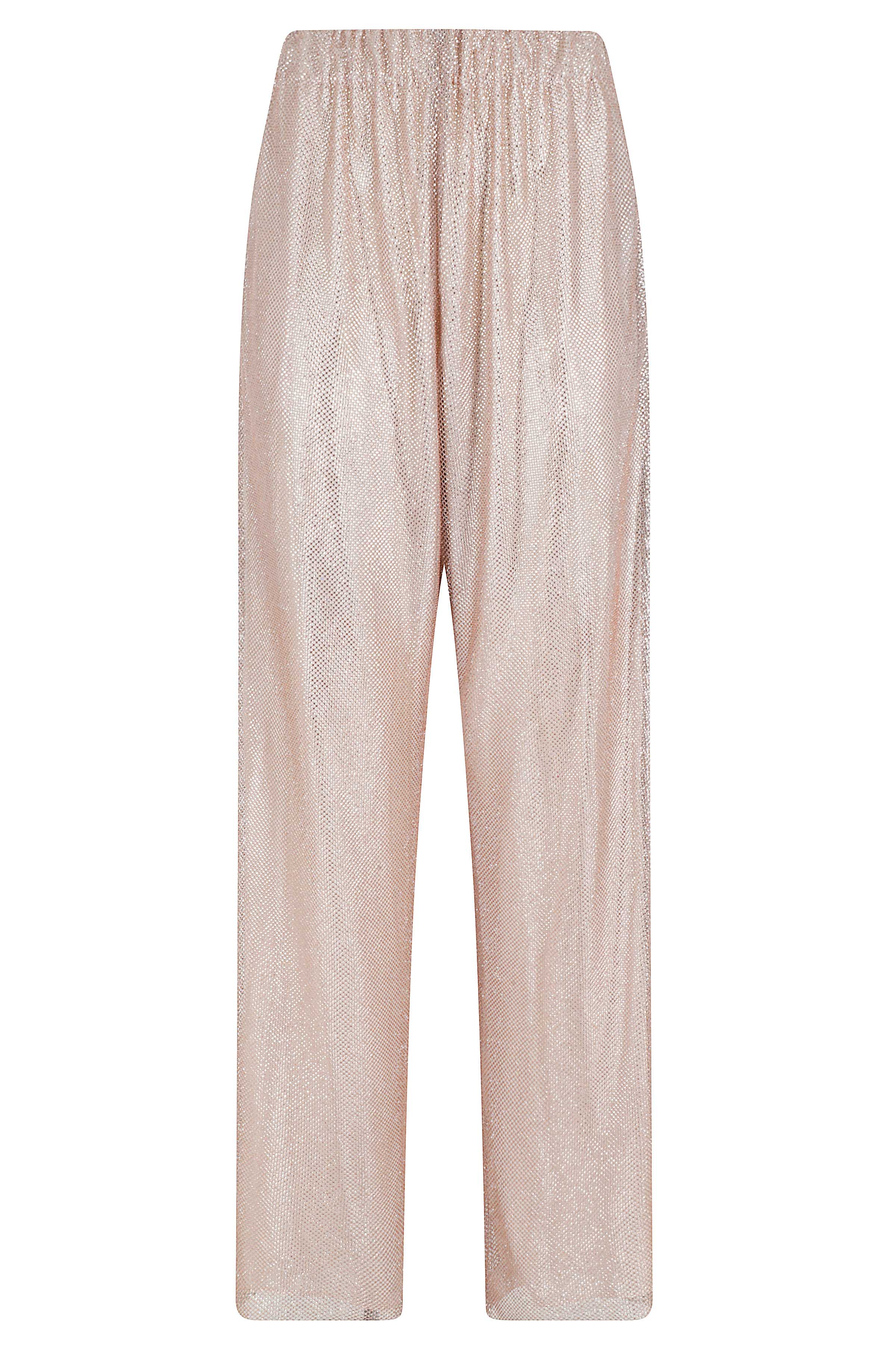 Pantalone Pink & Purple Poliestere Elastane Pantaloni