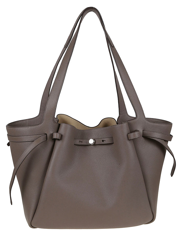 Romy Pebbled Tote Green Borsa