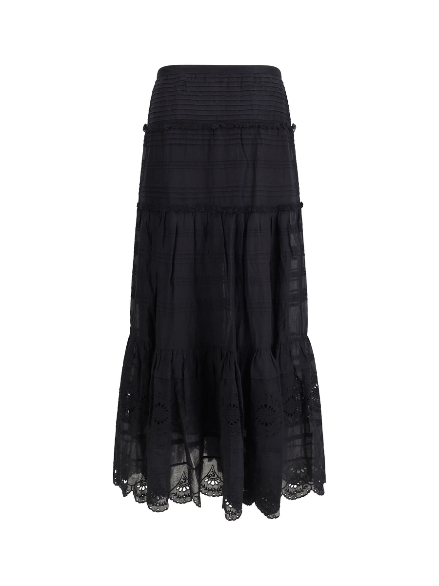 Skirt Paoline Black Viscose