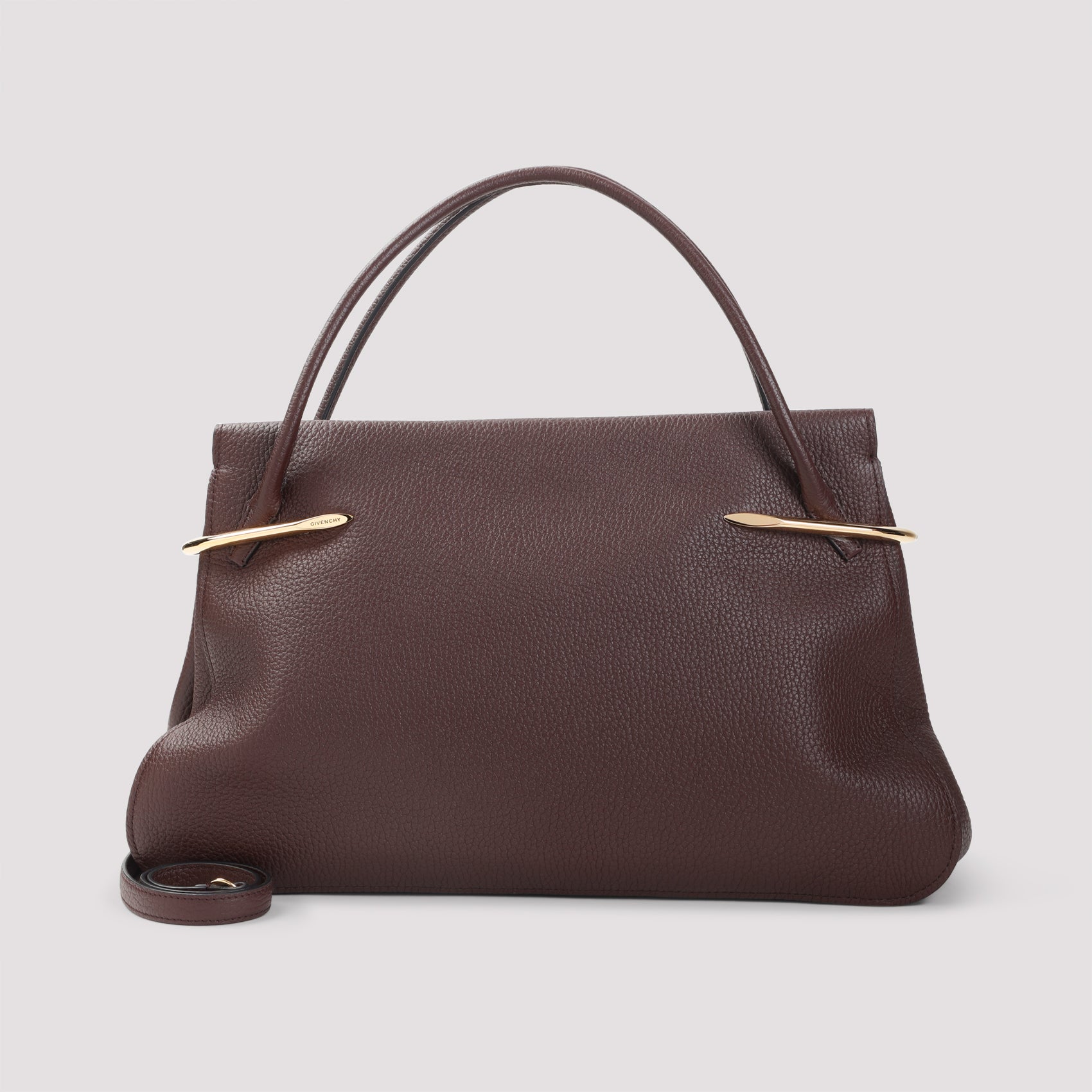 Pinch Large Shoulder Bag Brown Calf Leather