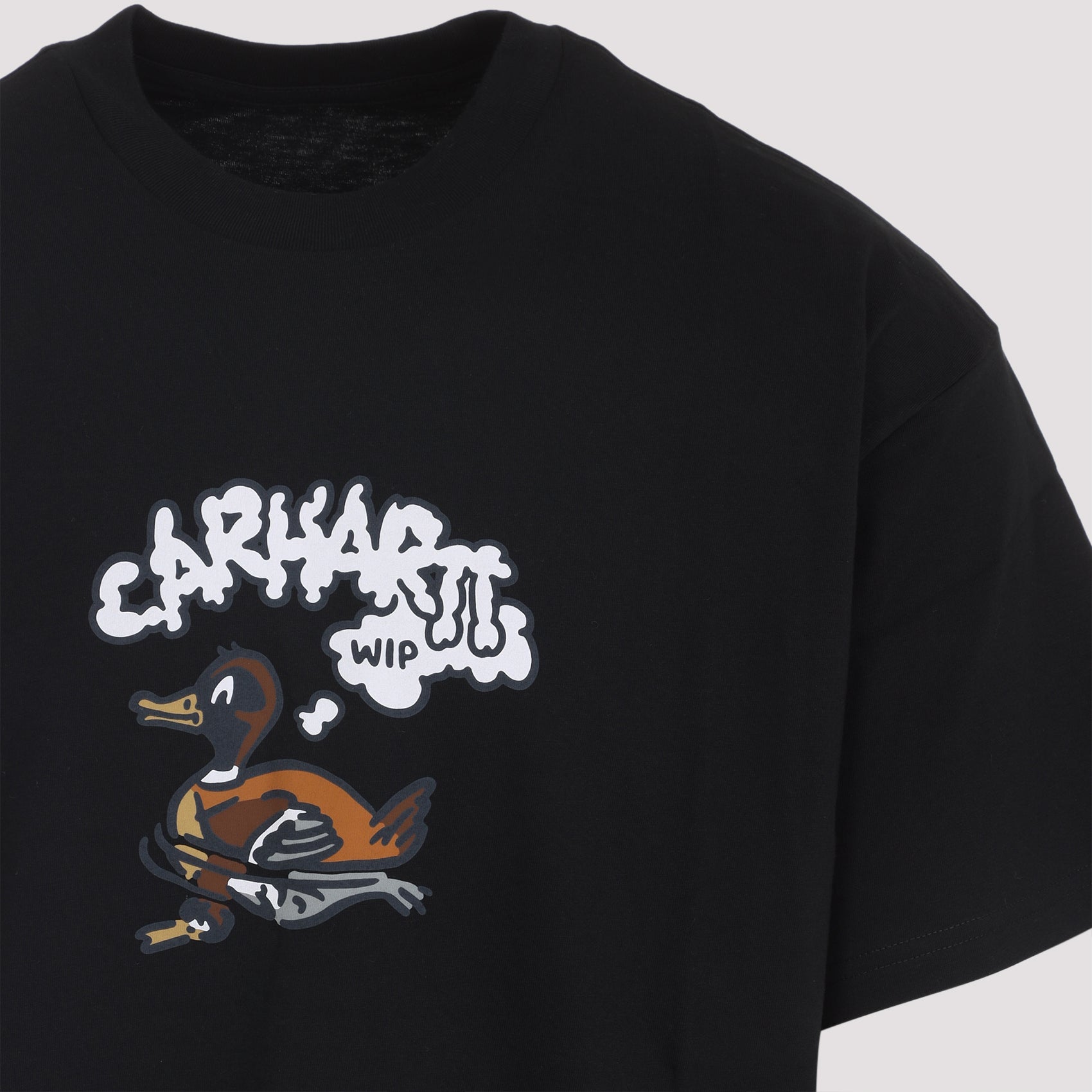 S-s Duck T-shirt Black Cotton Tshirt