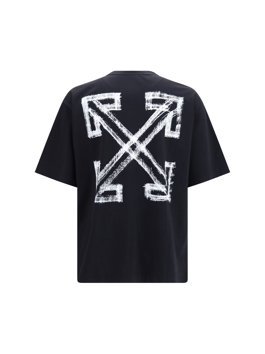 T-Shirt Motion Arrow Skate Black Cotton T-shirts