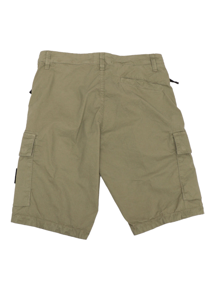 REGULAR SHORTS Brown Cotton Elastane