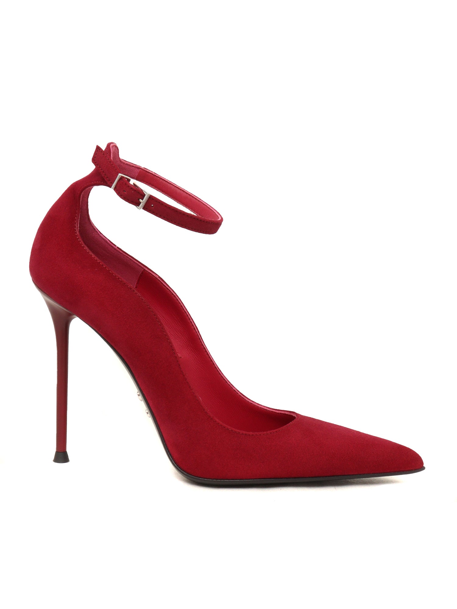 Livia5 Camoscio Burgundy Shoes Red Pump