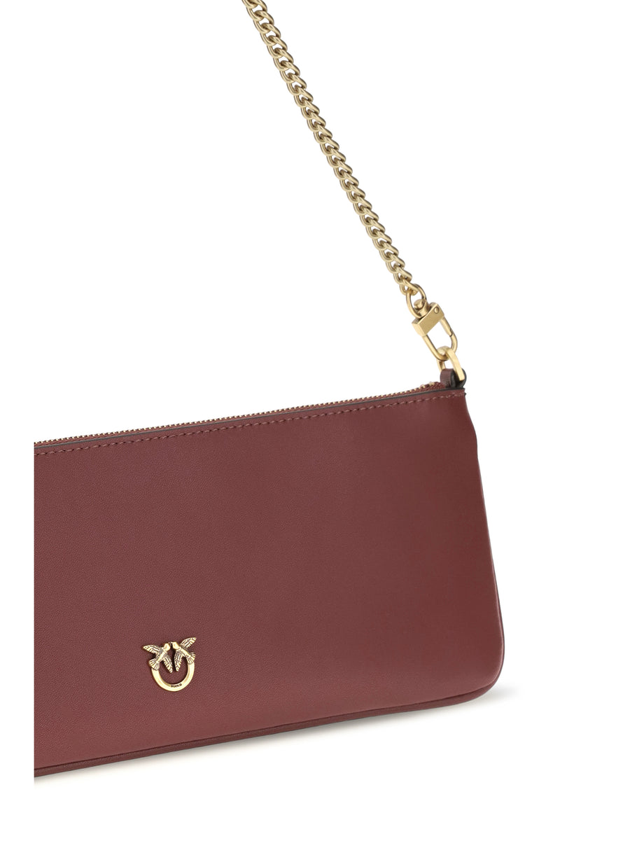 Shoulder Bag Horizontal Flat Leather Ribes Intenso Intenso/antique Gold Calf (bos Taurus) Wallets & Purses