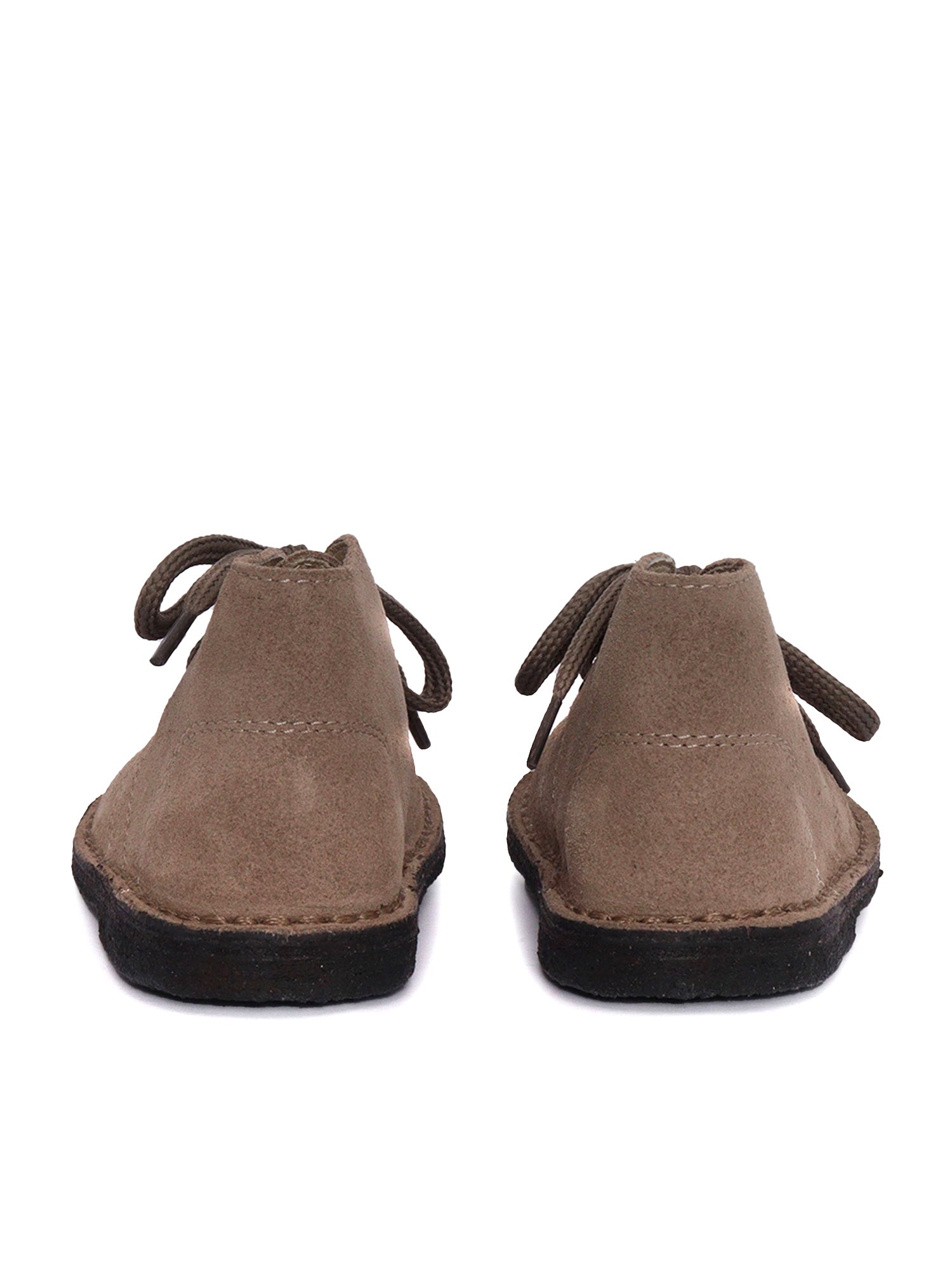 Genuine Leather Desert Boots Brown Sole Crepe Polacchino