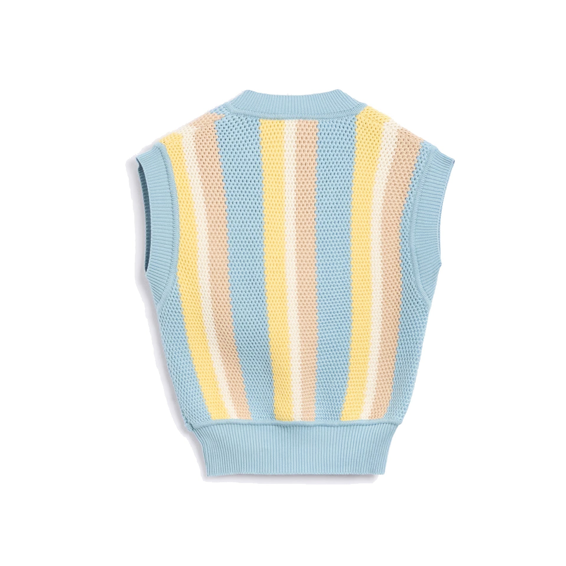 Autry Cotton Vest Blue