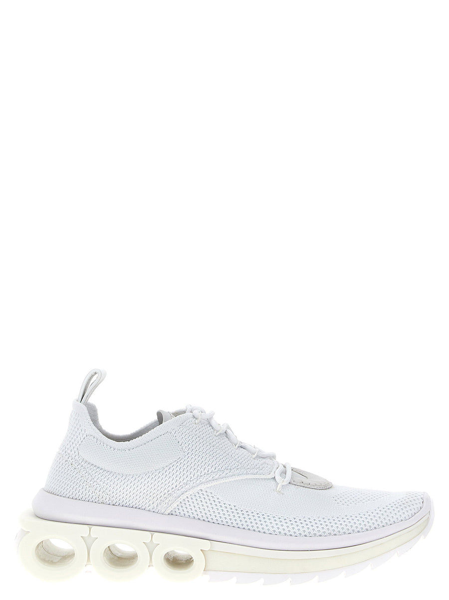 Ferragamo Nima Sneaker — White