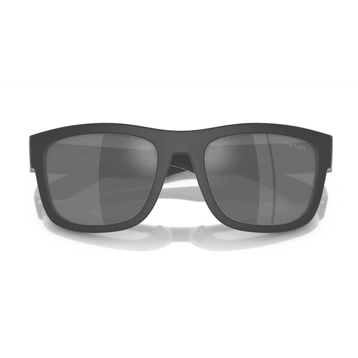 Prada Linea Rossa PS 01ZS UFK5L0 Gomma Grigia Grigio Injected Occhiali Da Sole