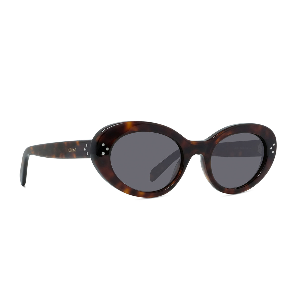 Celine CL40193I 3 Dots 52A Havana Marrone Acetate Occhiali Da Sole