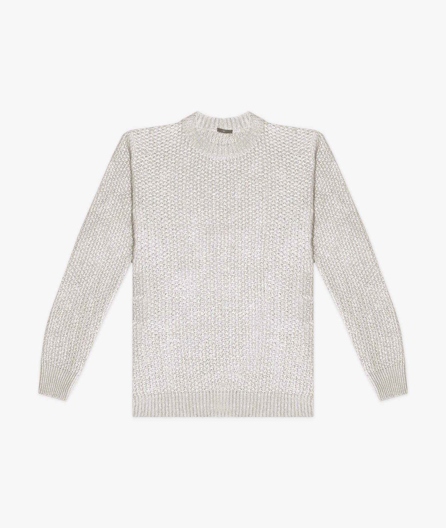 Wool And Silk Sweater Janeiro Ivory Maglieria Dis/lav Pesante