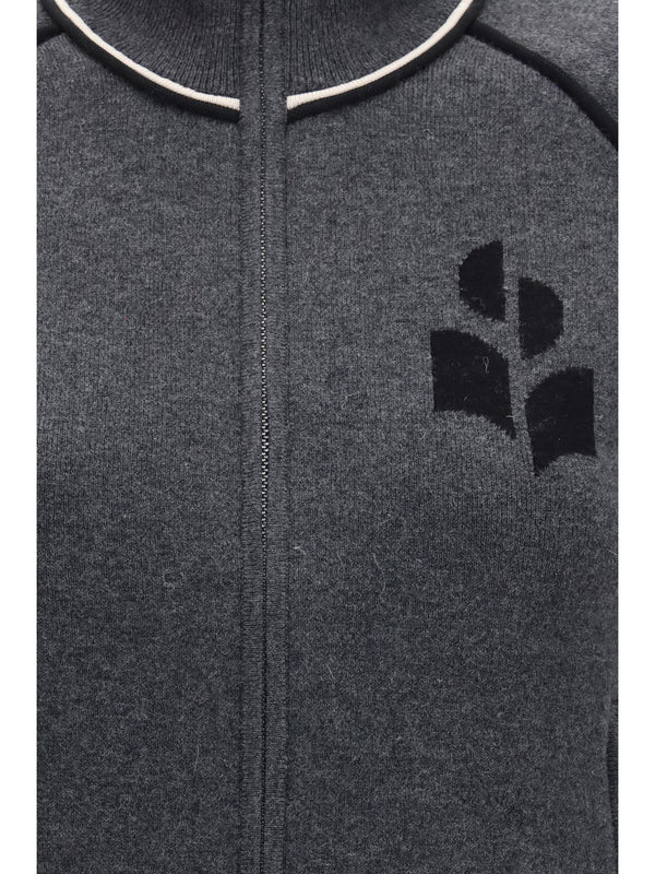 Cardigan Lanya Anthracite-Black Anthracite/black Cotton Sweatshirts