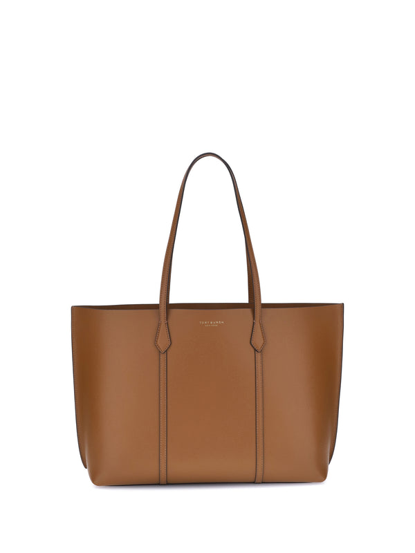 Tote Bag Perry Autumn Brown Calf Leather Handbags