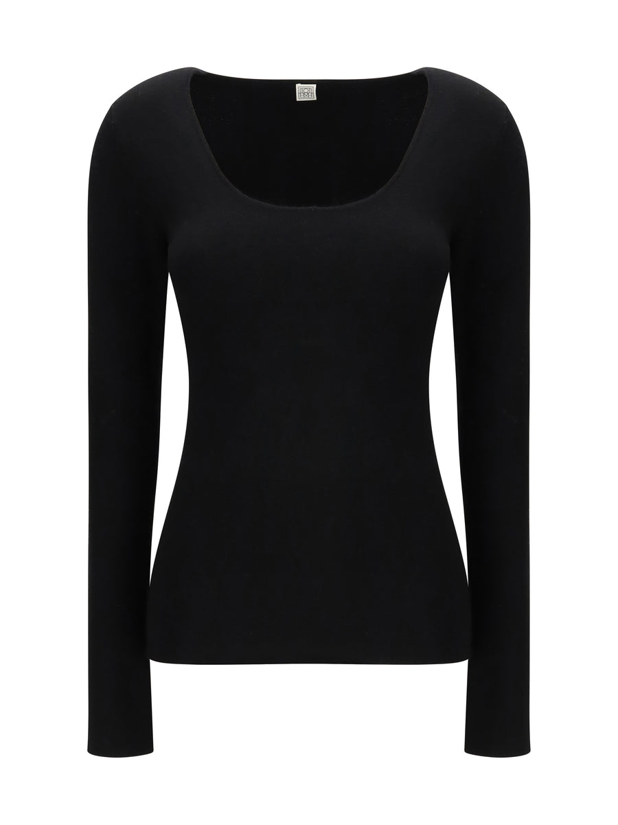 Compact Sweater Black Wool
