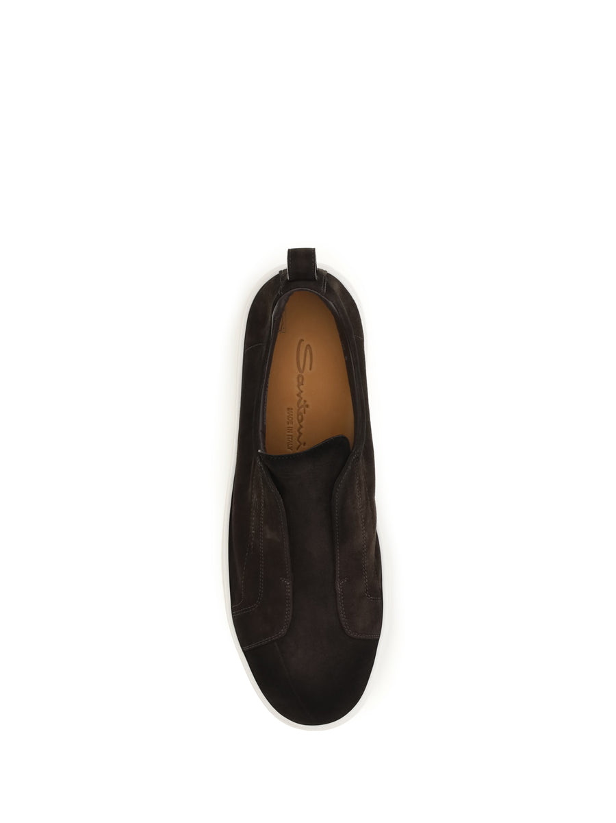 Slip-On Sneakers Dark Brown Trainers