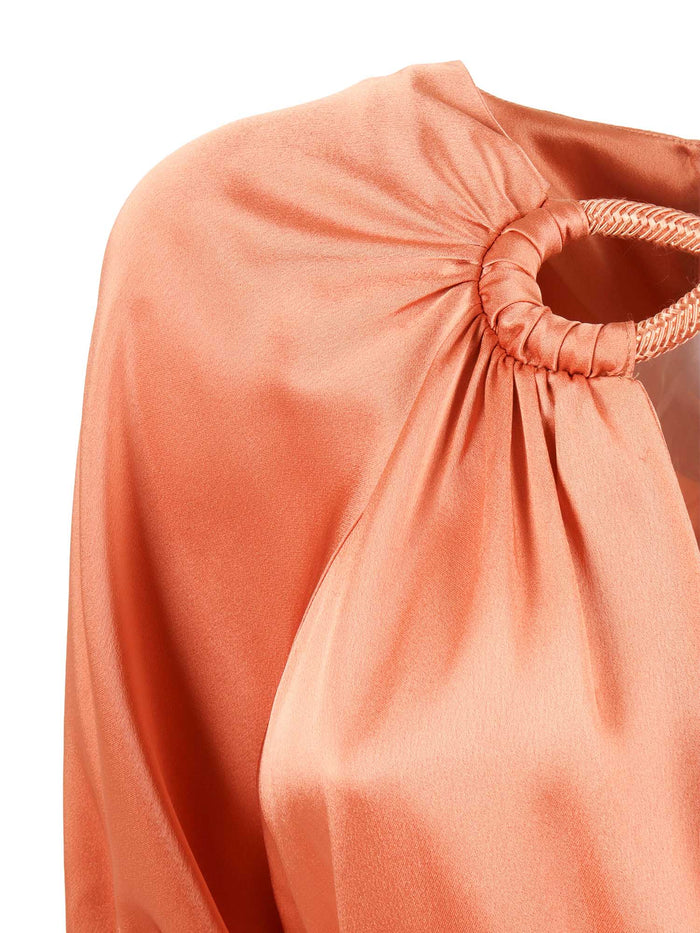 Infinito Dress Pink Acetate Viscose Midi