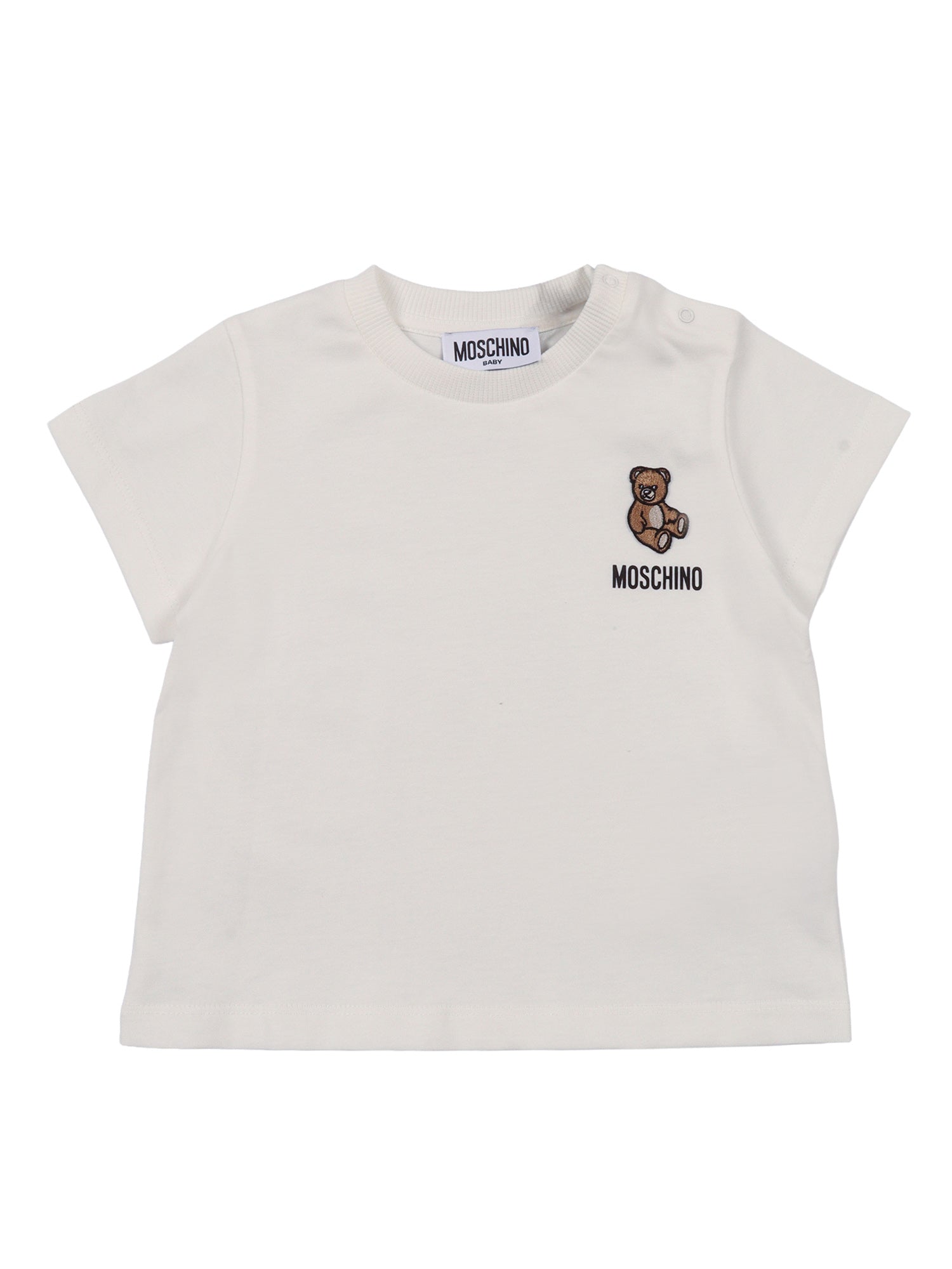 SHORT SLEEVE BLOUSE White Cotton