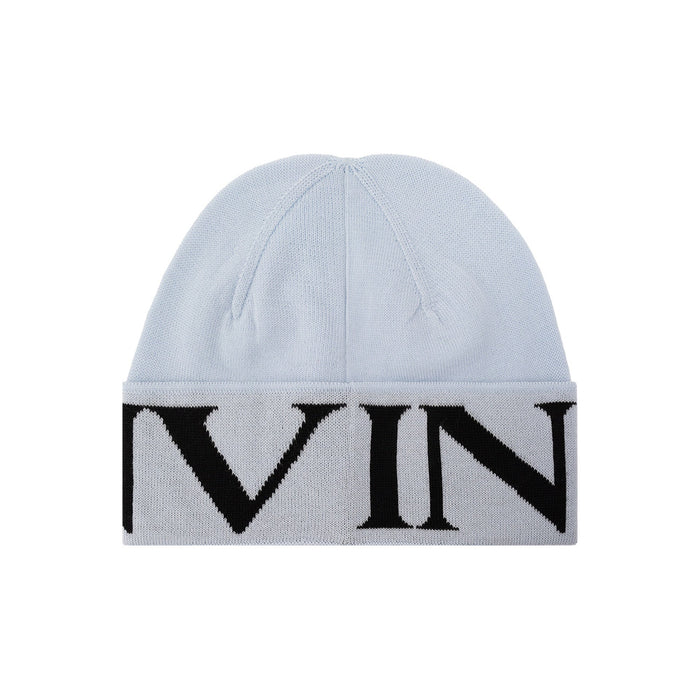 Lanvin Wool Hat Blue Virgin