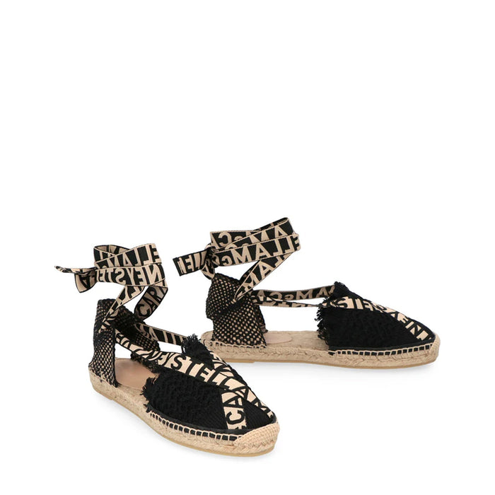 Gaia Canvas Espadrilles Black