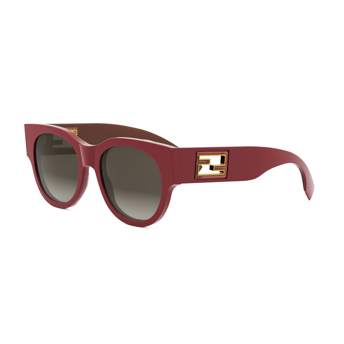 Fendi FE40147I BAGUETTE Rosso Acetate Occhiali Da Sole