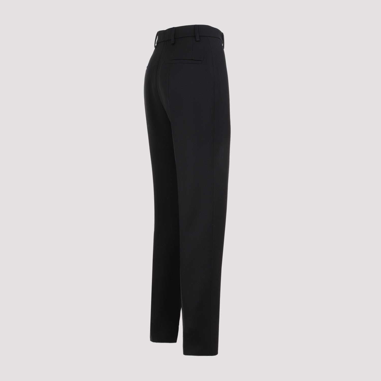 Wool Trousers Black