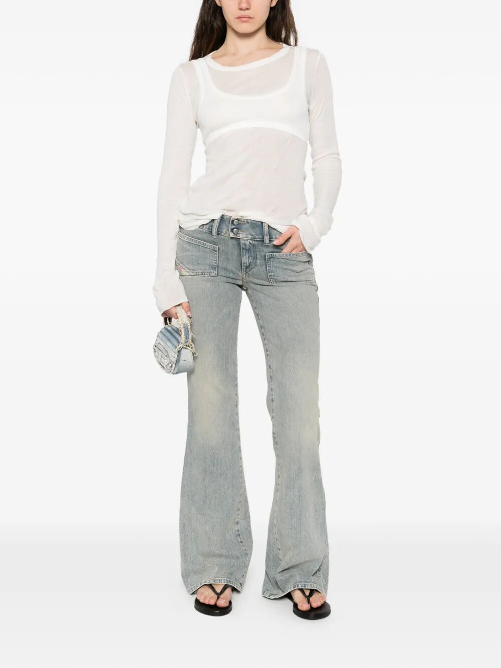 D-hush L.32 Pantaloni Blue Co Ea Jean