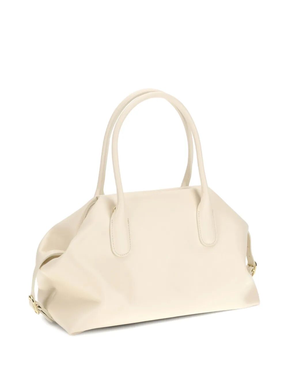 Tallia Trank Medium Vegan Fabric White Polyurethane Bag