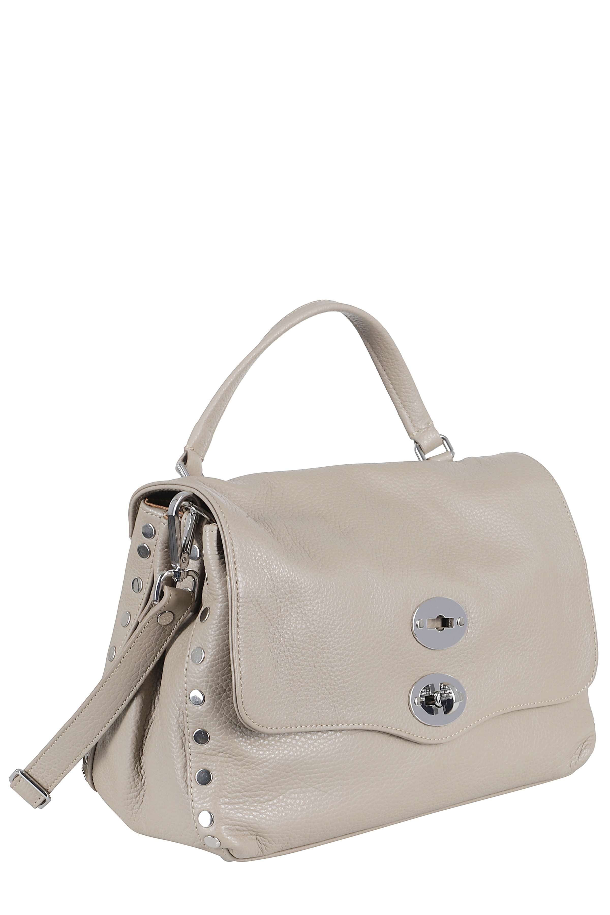 Postina Daily Grey Pelle Di Vitello Borsa