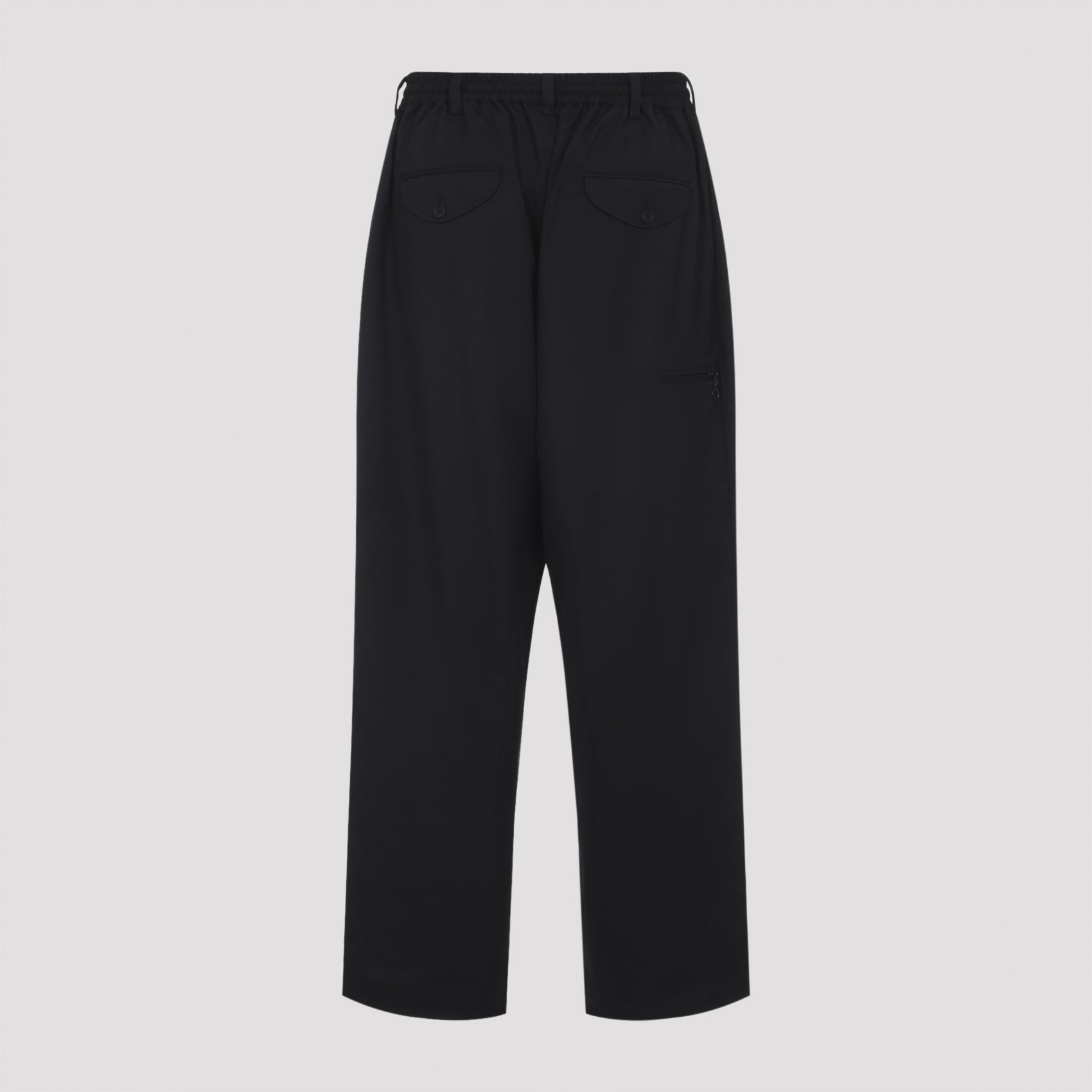 Y-3 Ref Wool Tp Pants Black Polyester Elastane