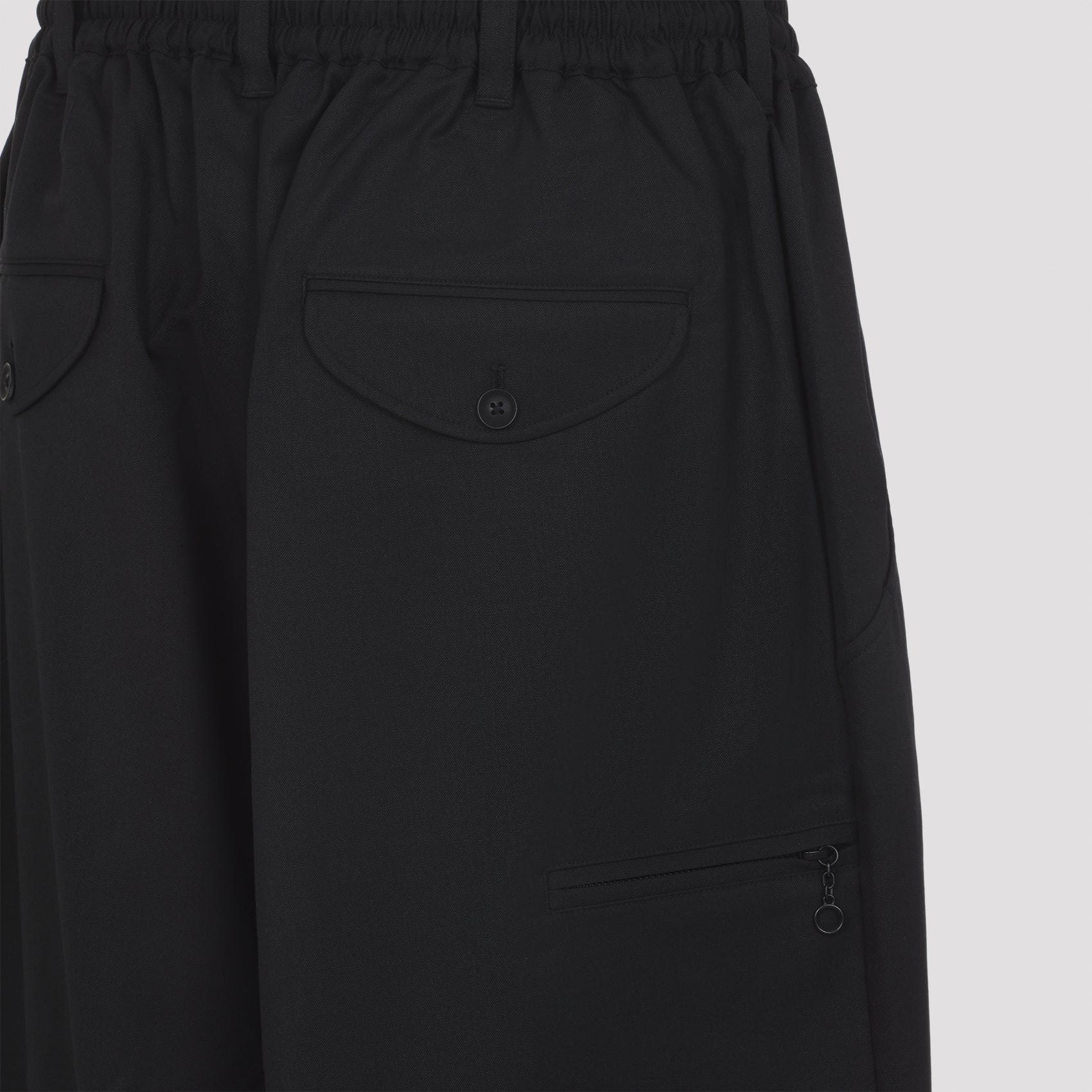 Y-3 Ref Wool Tp Pants Black Polyester Elastane