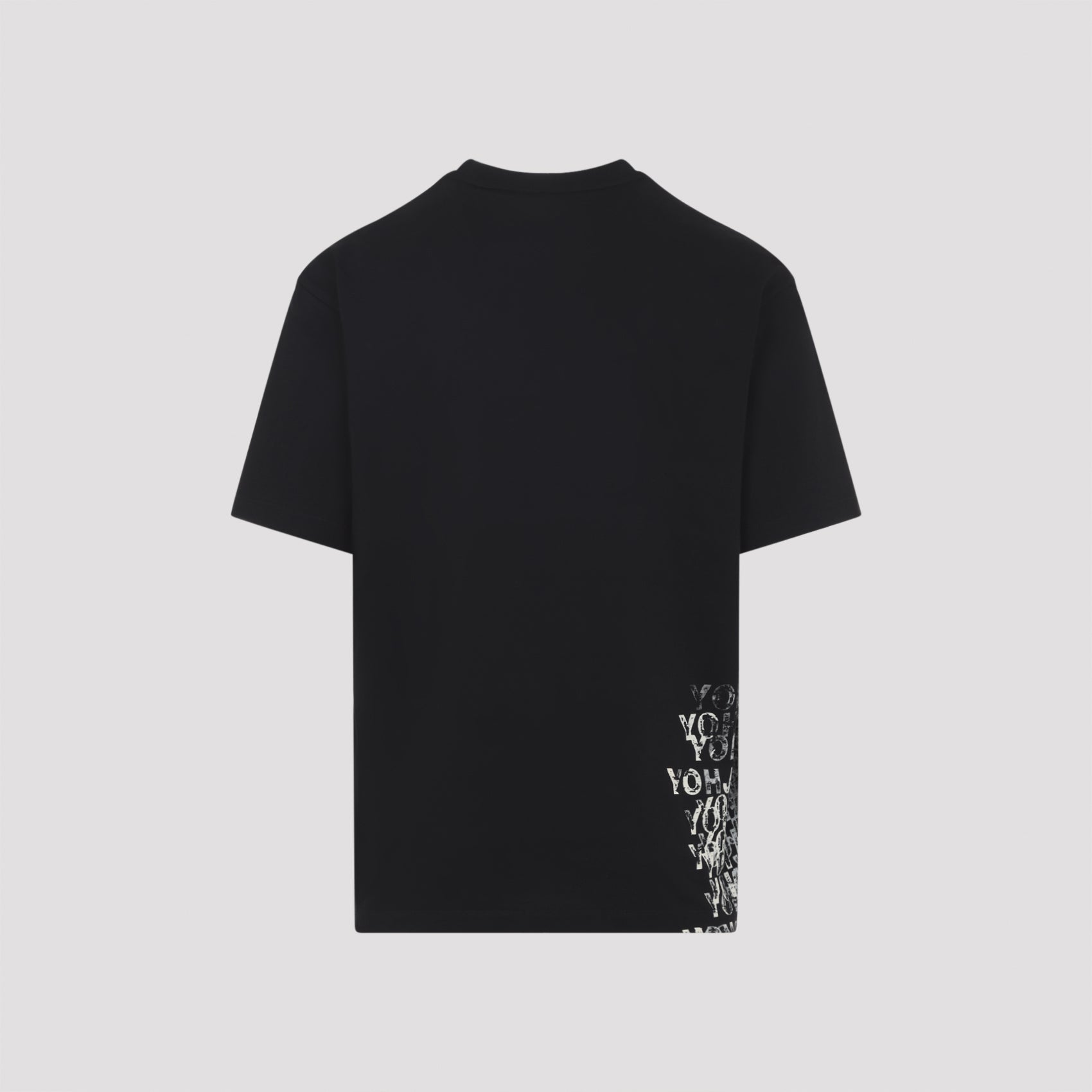 Y-3 Gfx Short Sleeves Tee Black Cotton Tshirt