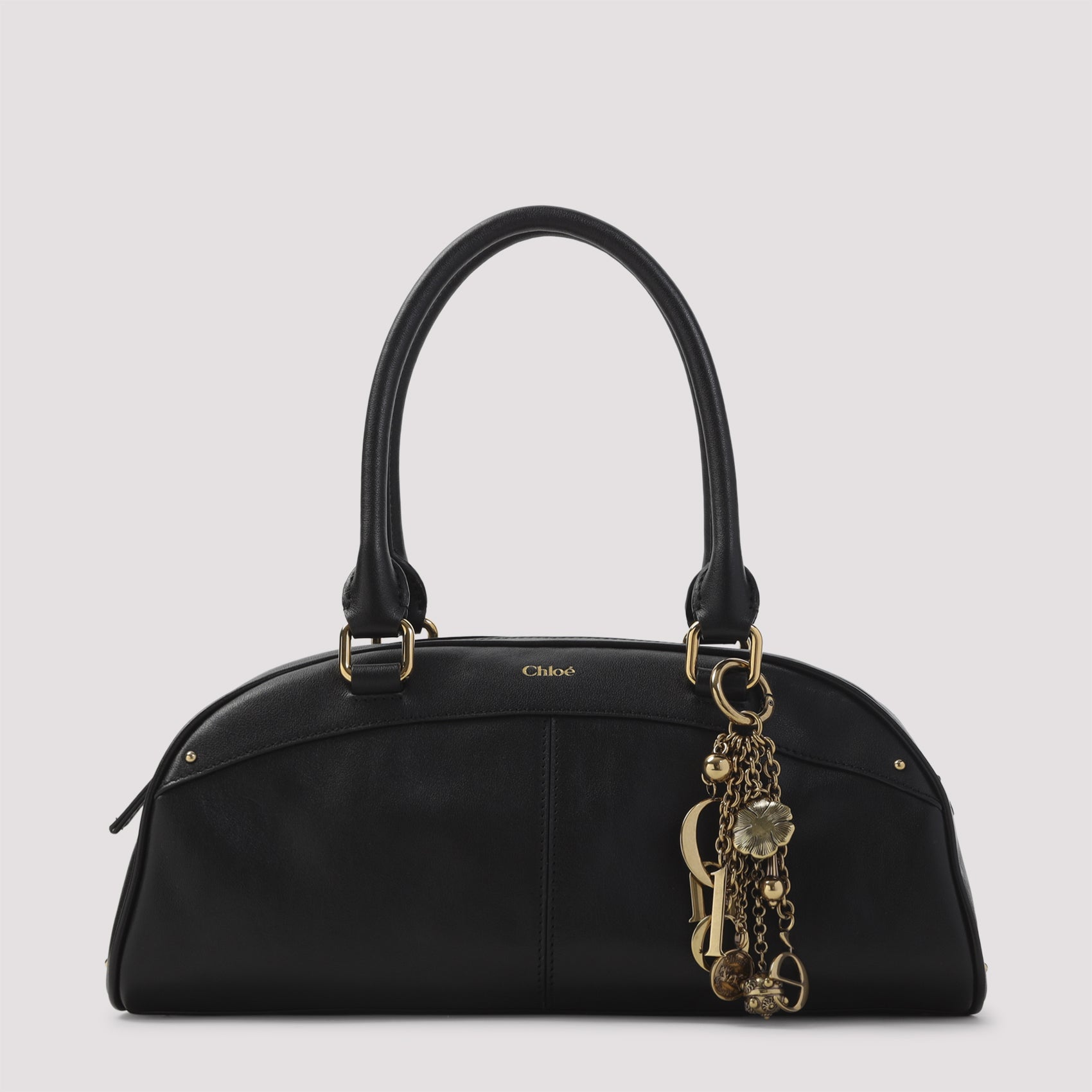 Handbag Black Calf Leather Bag