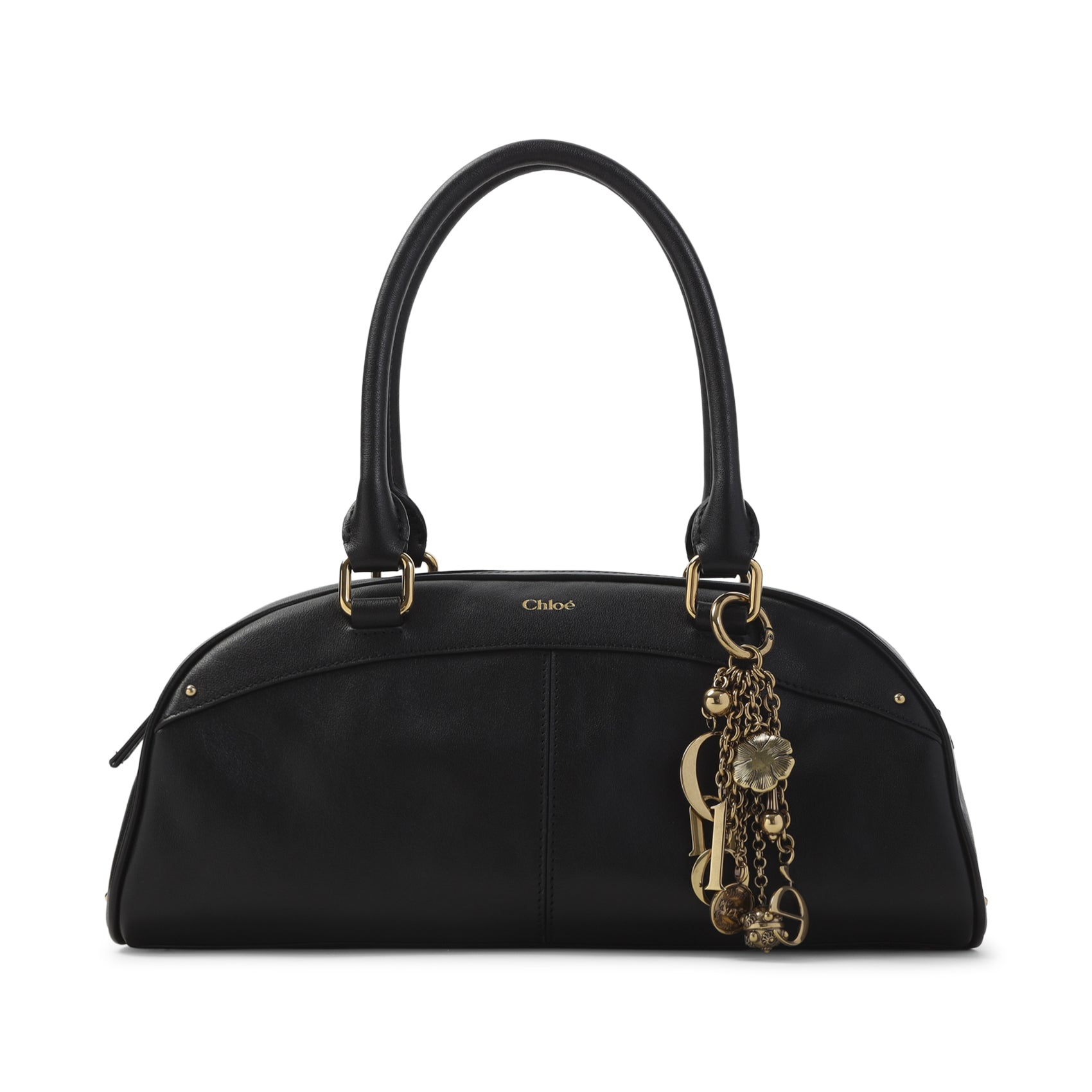 Handbag Black Calf Leather Bag