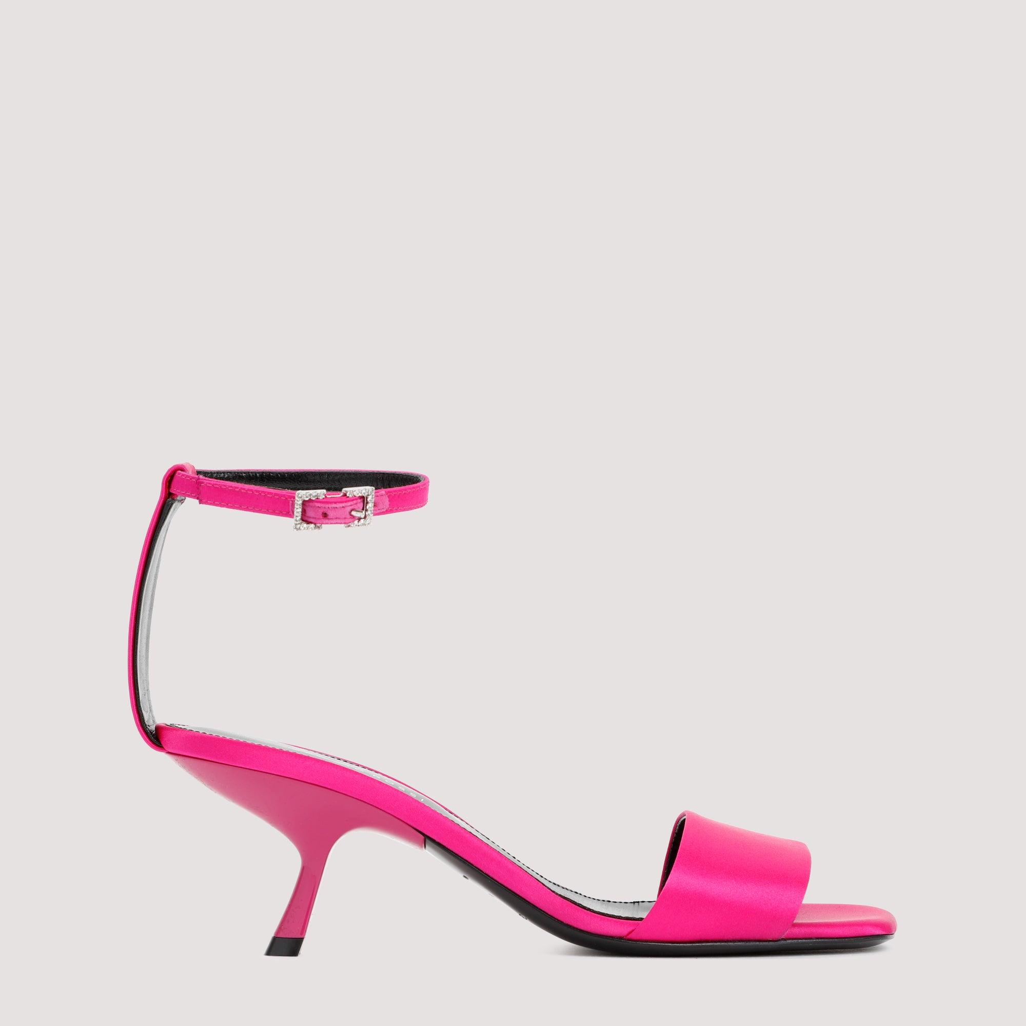 Sandals Pink & Purple Satin Leather Shoe