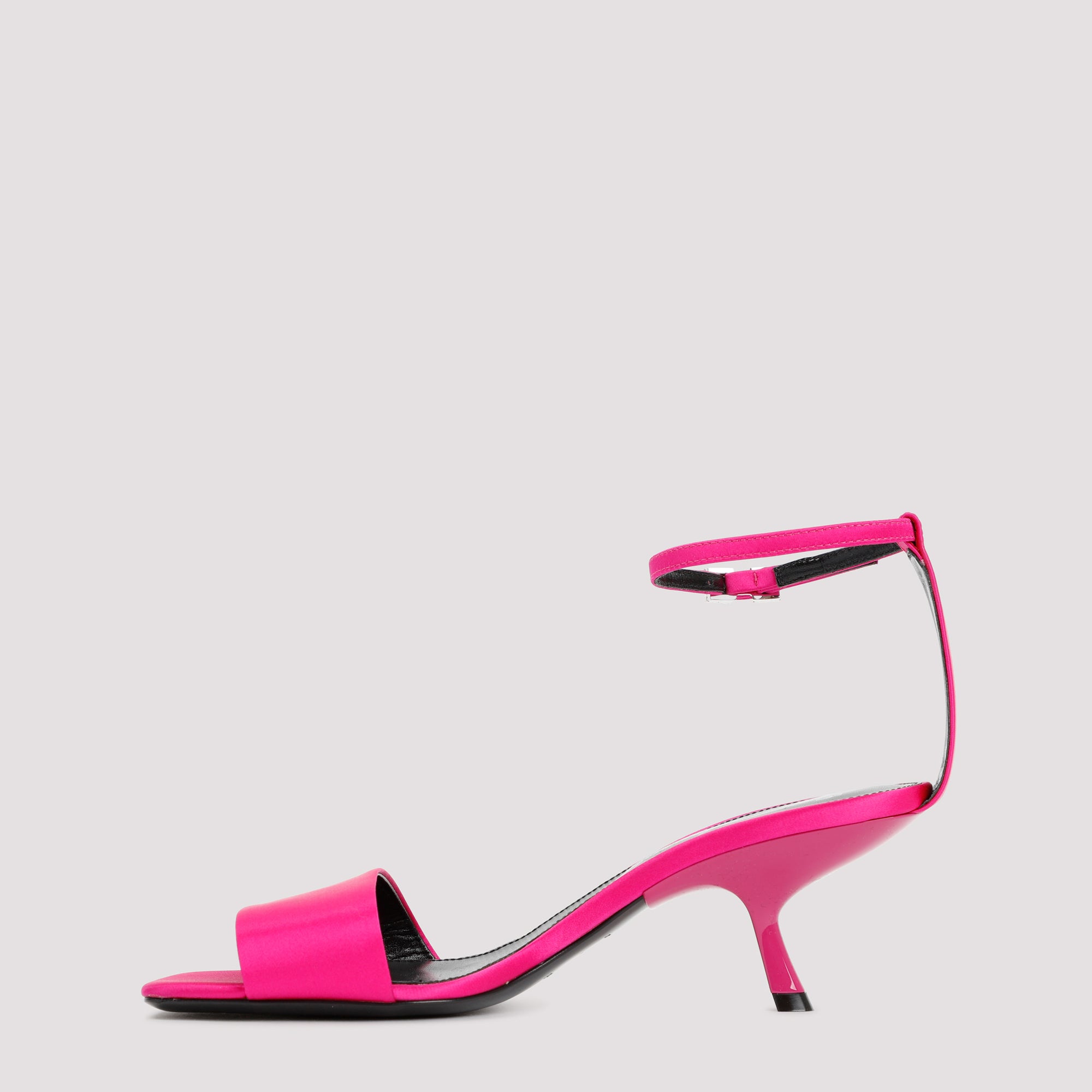 Sandals Pink & Purple Satin Leather Shoe