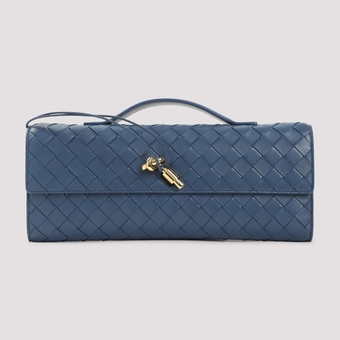 Andiamo Long Intreccio Clutch Leather