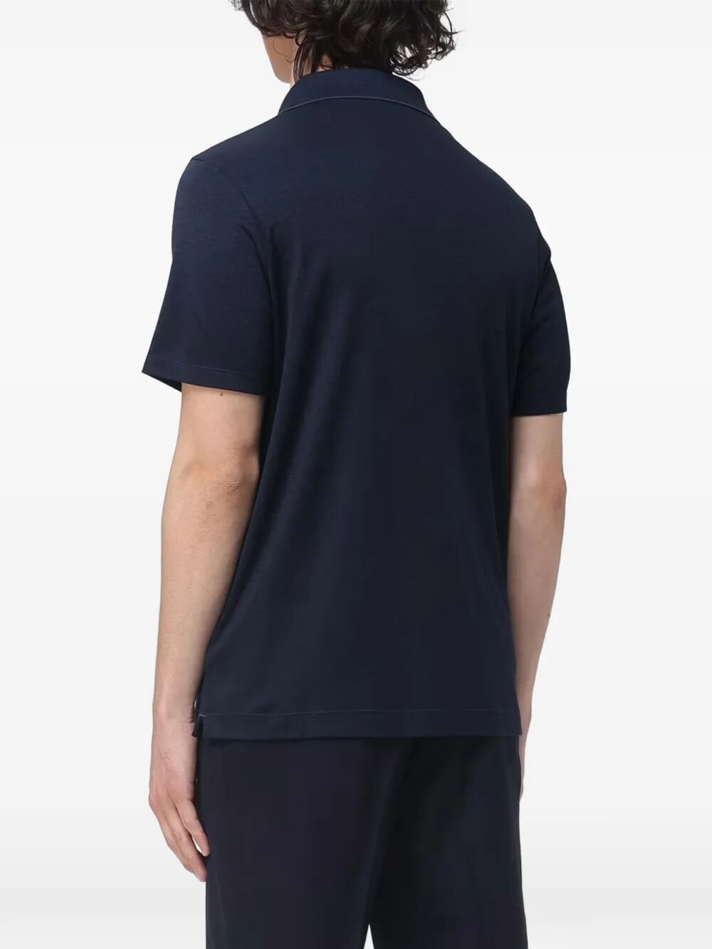Polo Blue Cotton Lyocell