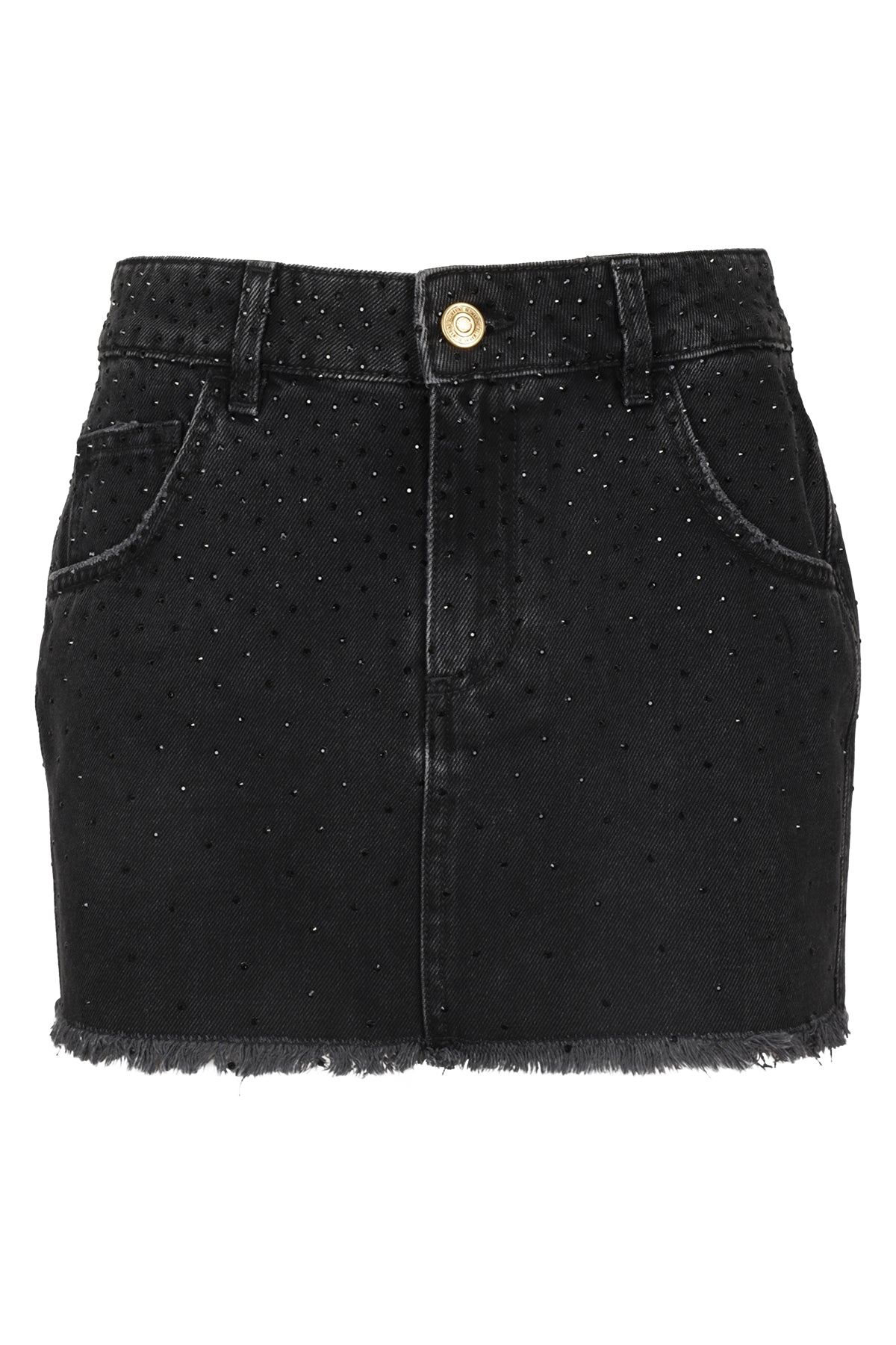 Minigonna Black Cotone Gonna