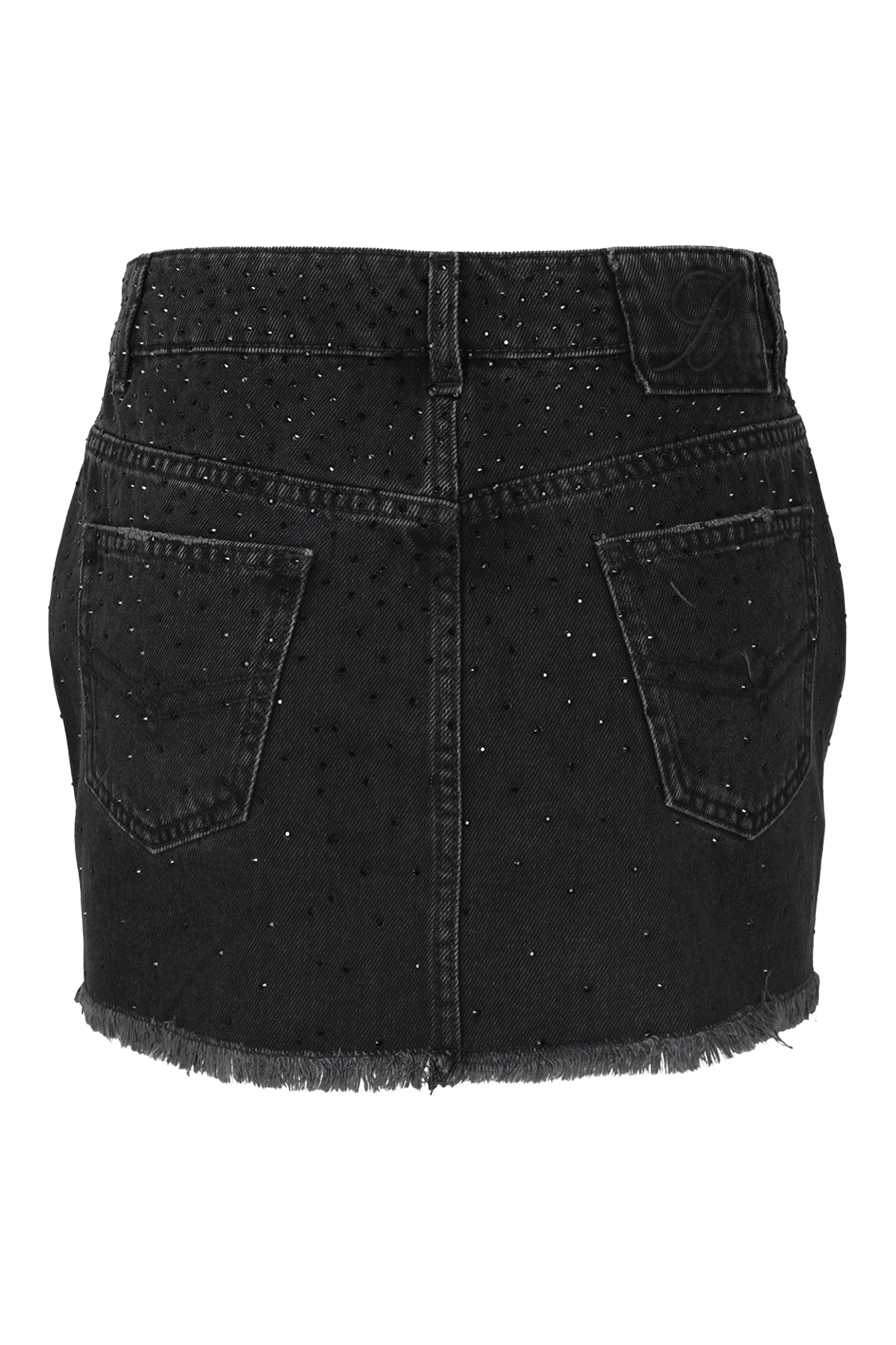 Minigonna Black Cotone Gonna