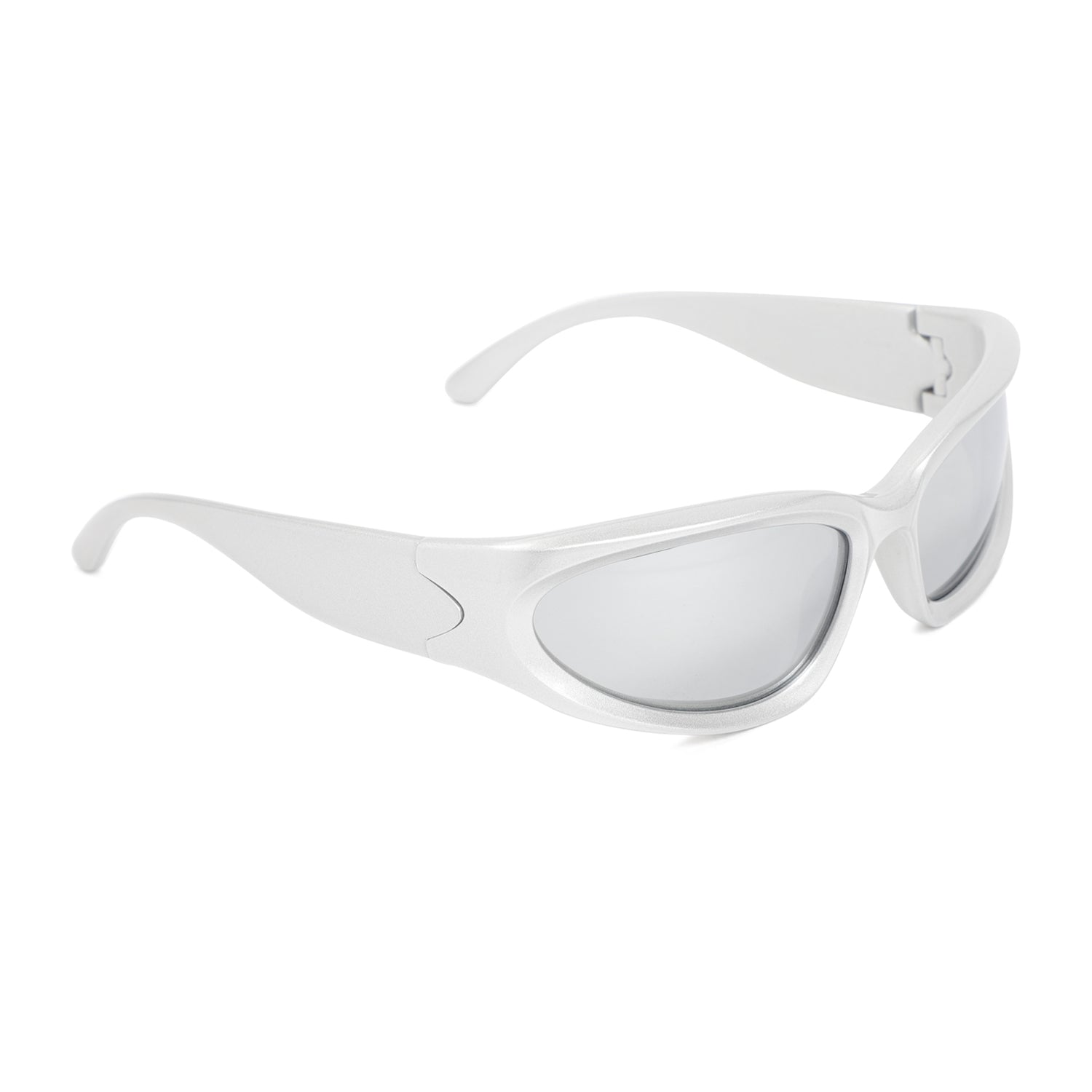 Swift Oval Sunglasses Metallic Nylon Glasses