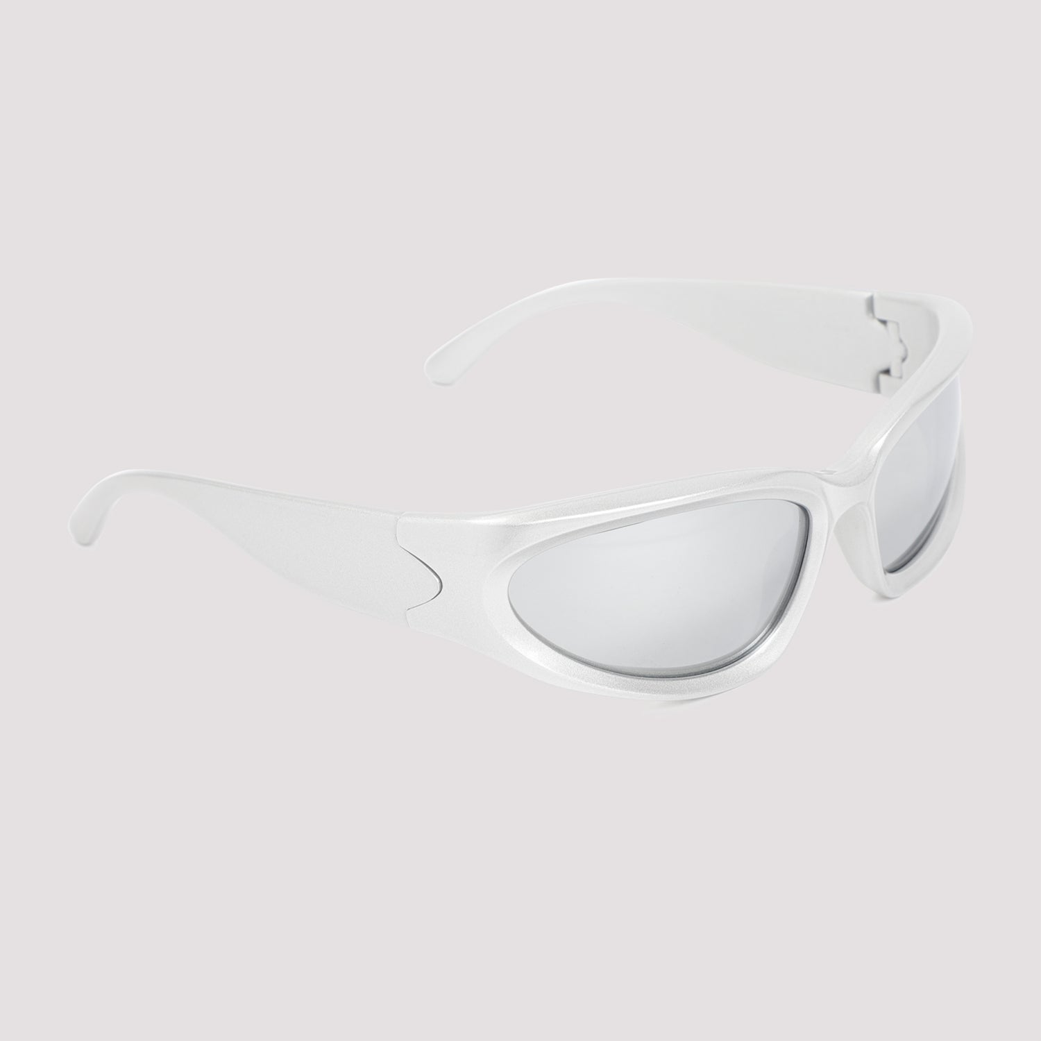 Swift Oval Sunglasses Metallic Nylon Glasses