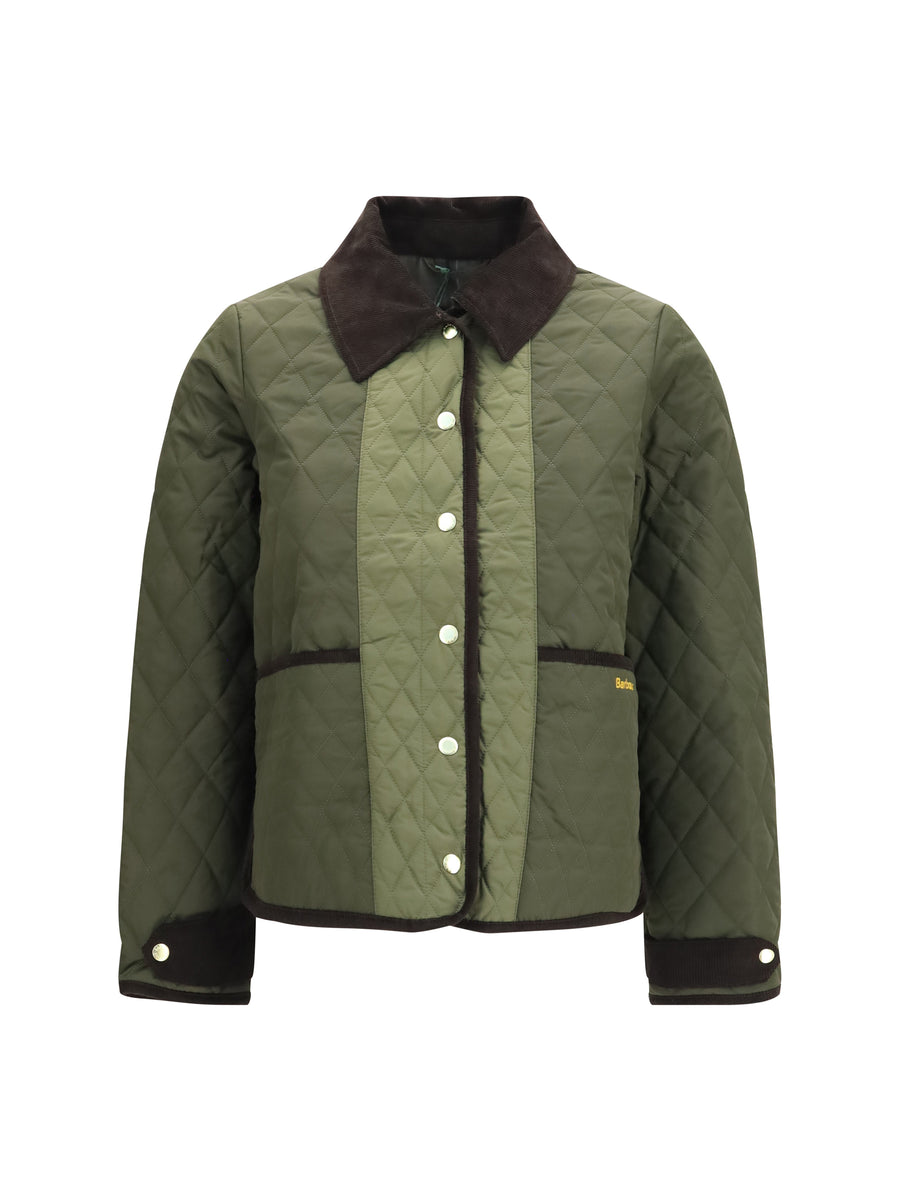 Ainsdale Quilted Jacket Olive/fern/shad Classic Polyester