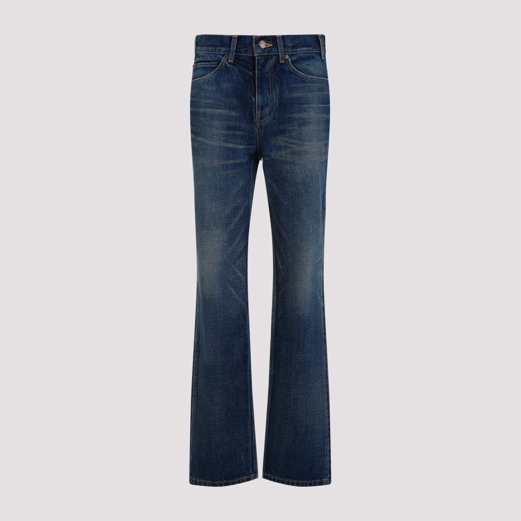 Francoise Jeans Blue Cotton