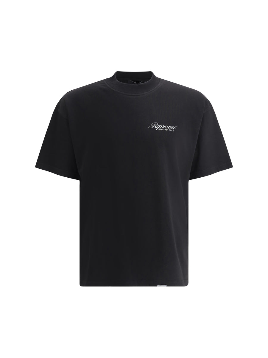 Represent 100% Cotton t-shirt in black