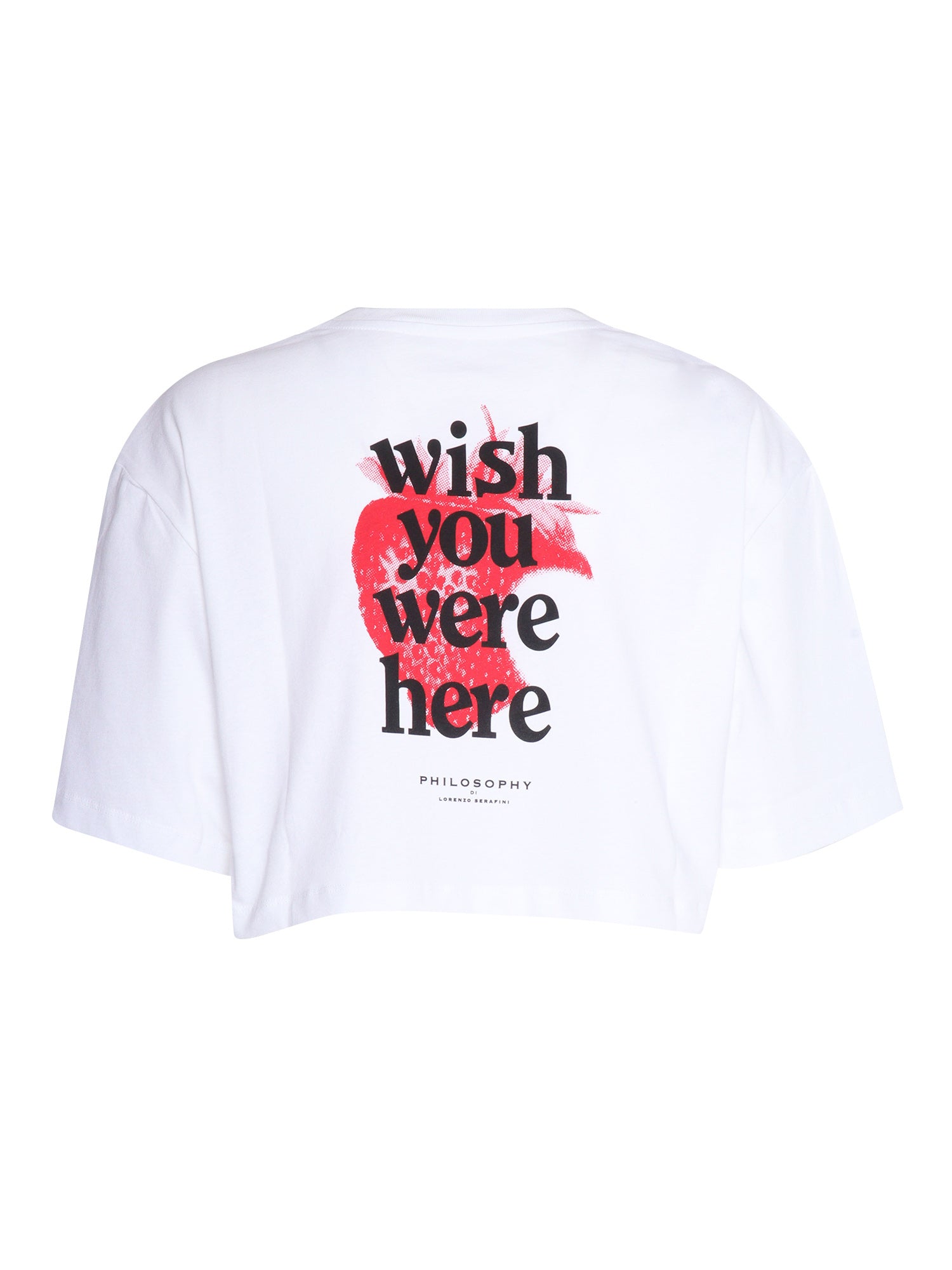 T-shirt White Cotton Short Sleeves