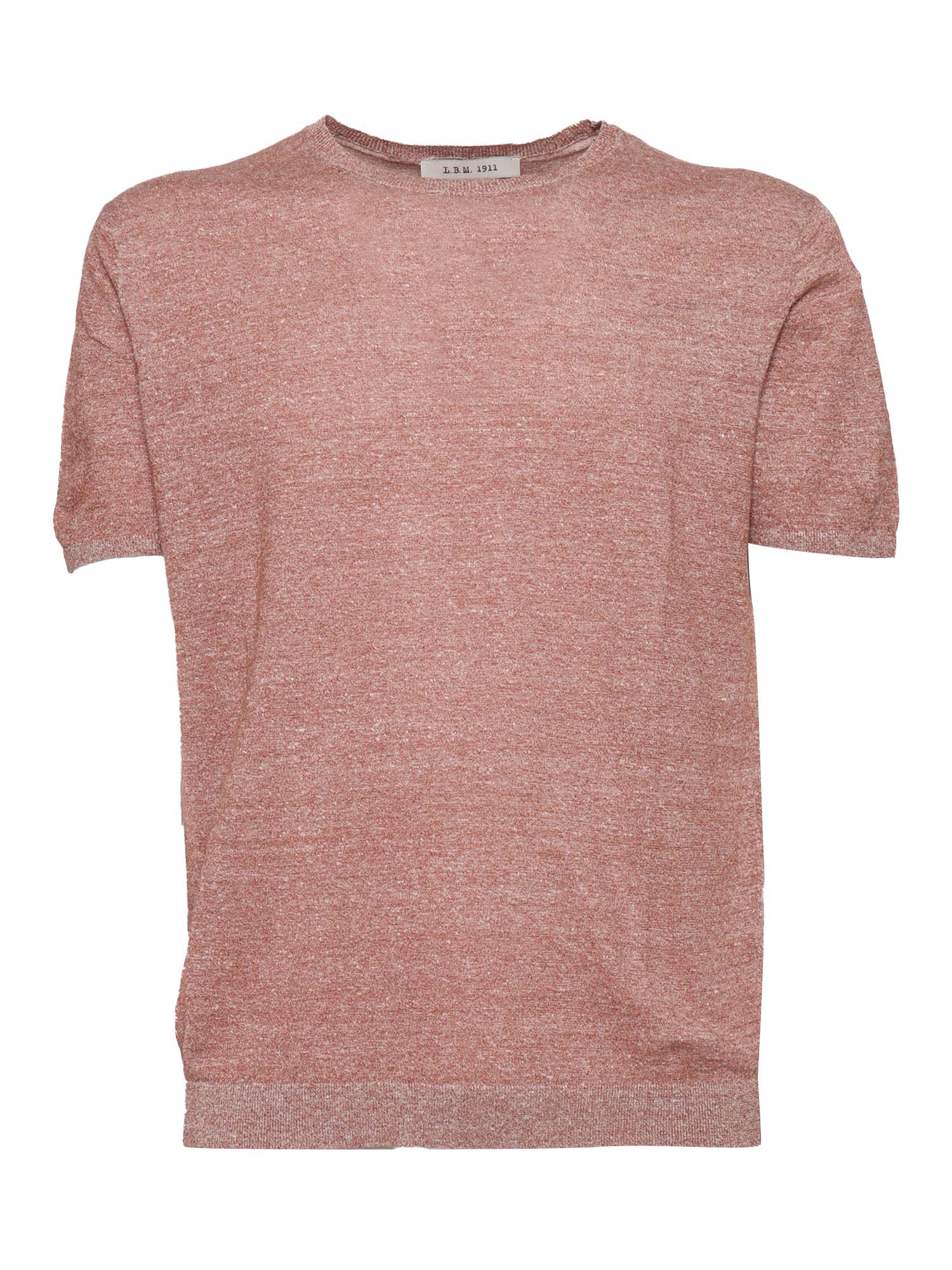 Sweater Bordeaux Linen Cotton Crewneck