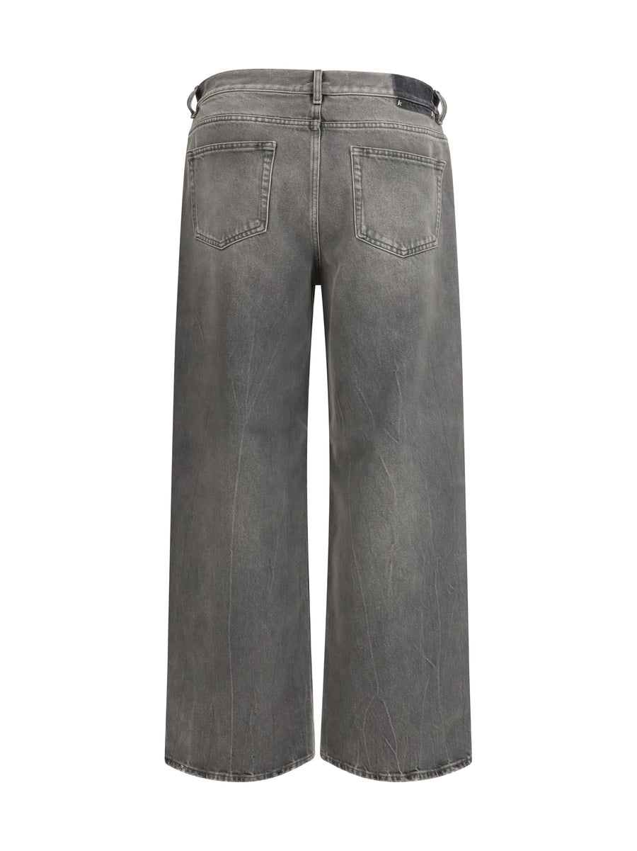 Jeans Parker Grey Cotton Trousers